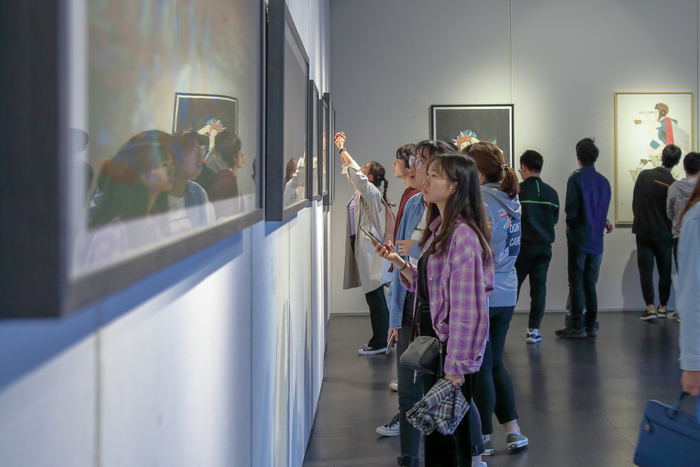 作品展現場