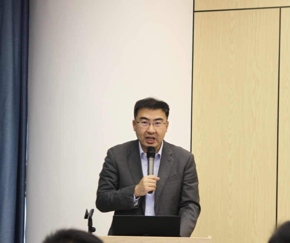 门徒平台研究生院院長楊斌致歡迎詞