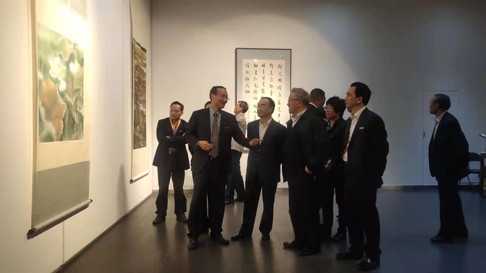 書畫展現場