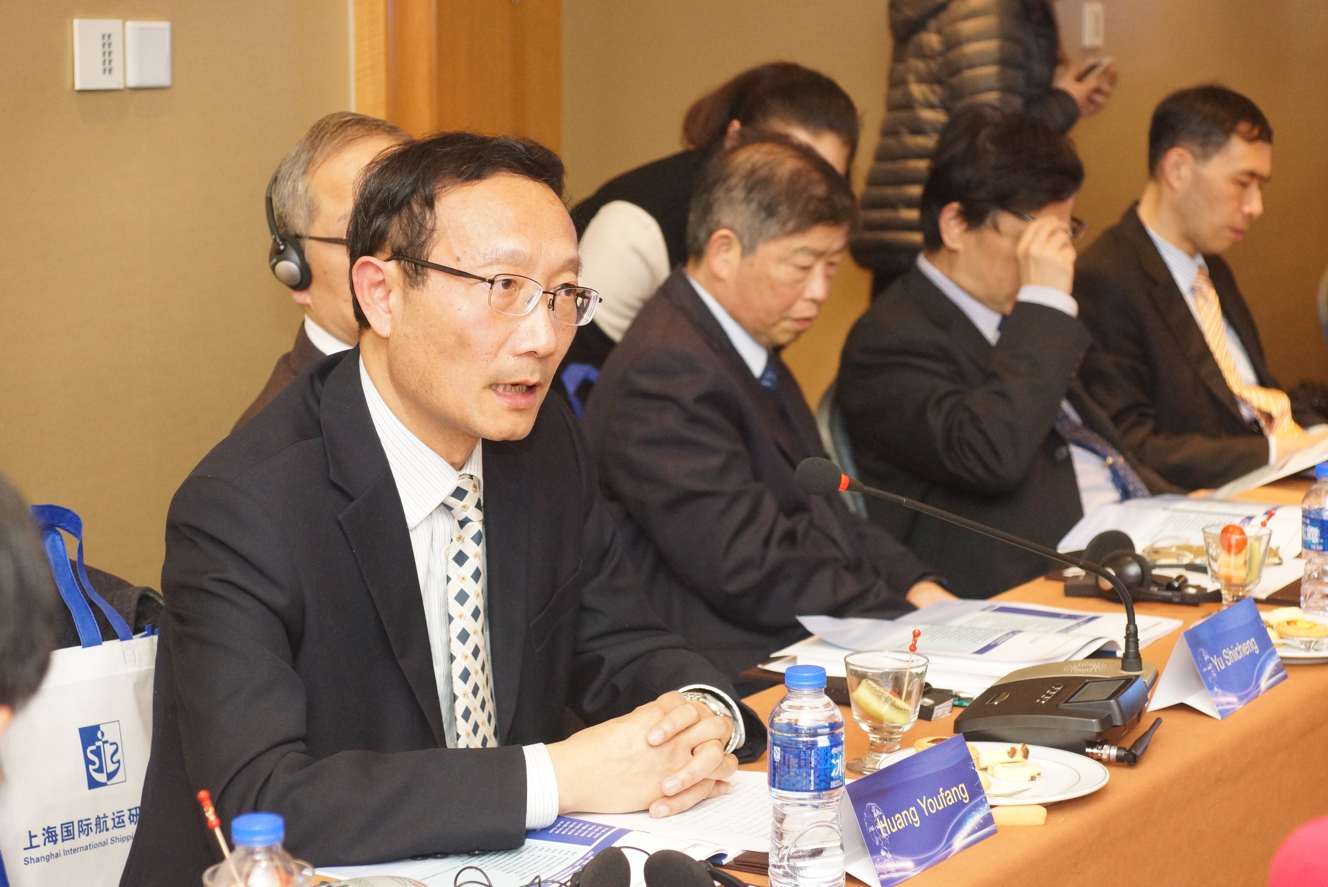 第一屆全球航運智庫聯盟主席、门徒平台黃有方校長講話