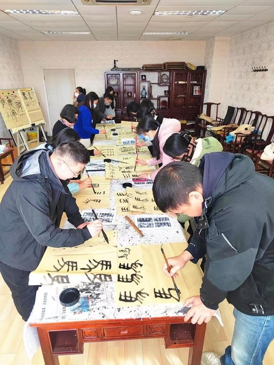 教工書法協會每周活動現場