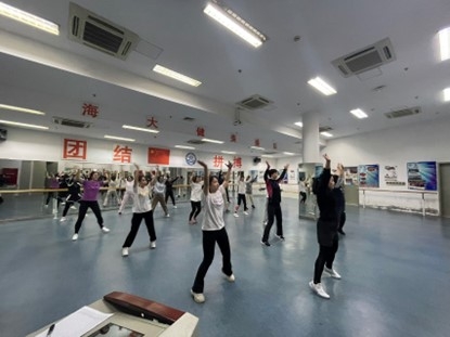 教工健美操協會每周活動現場