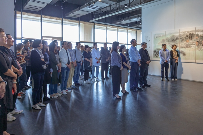 “愛我海大”師生書畫作品展開幕式